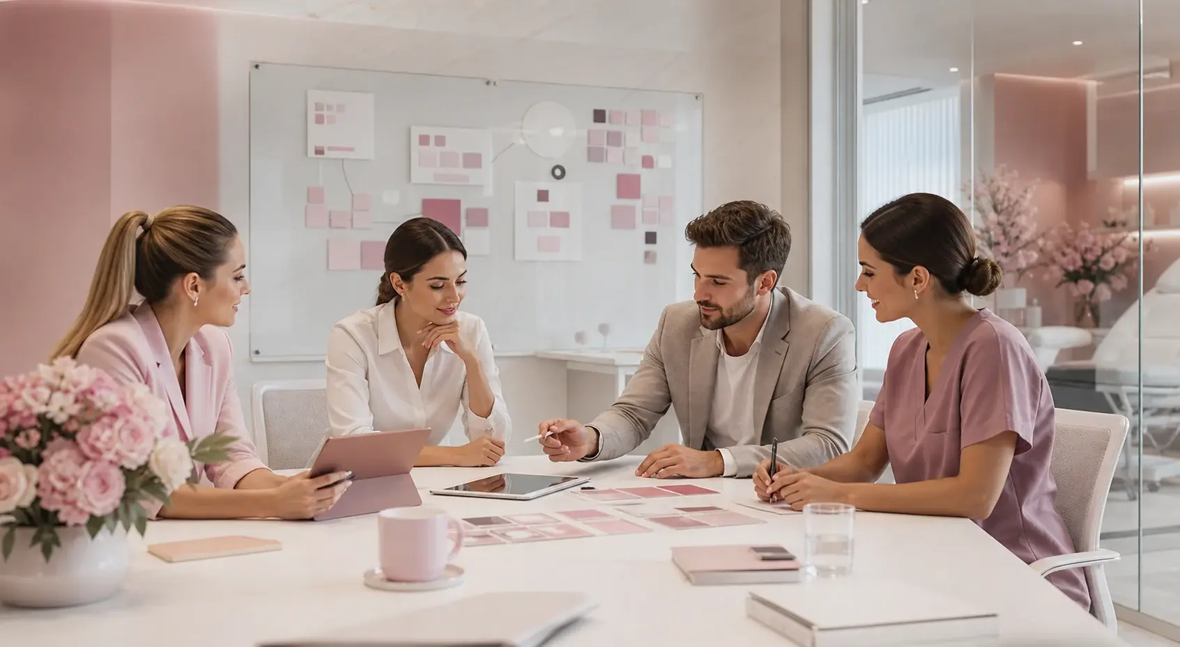 Teamworkshop zur strukturierten Prozess- und Marketingplanung im Aesthetic-Kontext