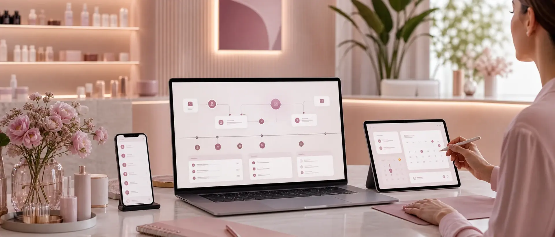 Aesthetic-Brand-Operations und digitale Automatisierung als verbundenes System